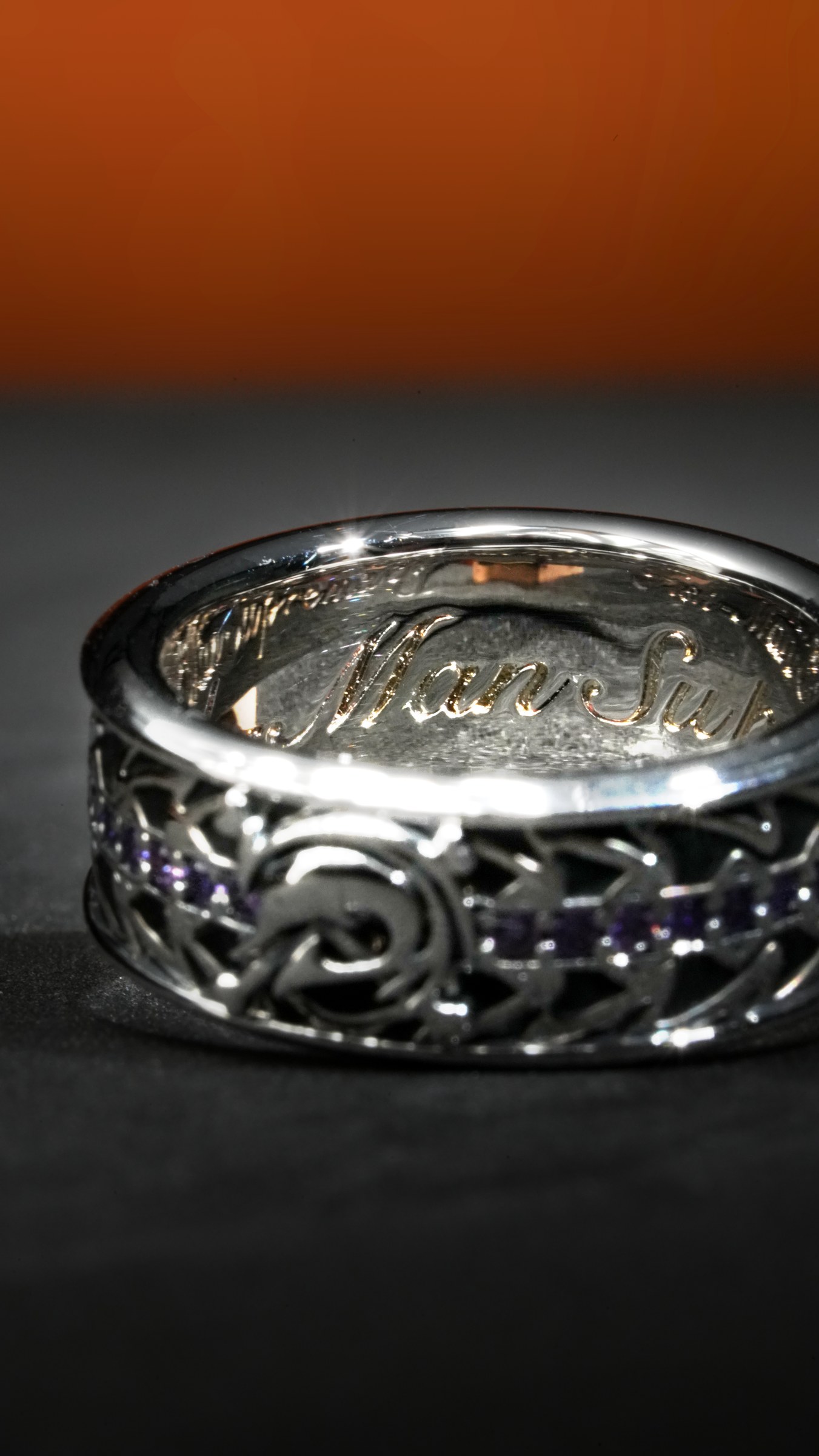 Arlong Ring band and texture detail